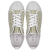 Light green leisure canvas low cut anti slip breathable comfortable cloth shoes