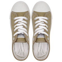 Brown Leisure Canvas Low Top Anti slip Breathable Comfortable Cloth Shoes Little White Shoes