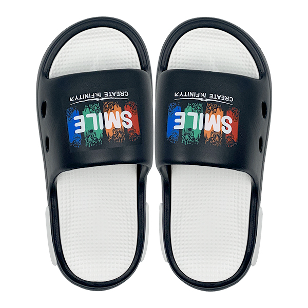 Trendy brand slippers for men new style for wearing on the outside with thick bottom EVA beach shoes in a straight drag
