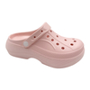 New hole shoes toe caps beach shoes thick soled height increasing sandals casual women's slippers