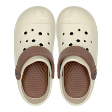 Women's summer thick soled anti slip toe half sand sandals with a sense of poop and holes