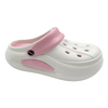 Summer thick soled perforated shoes for women new anti slip and height increasing toe cap sandals for wearing on the beach semi slippers