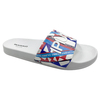 Summer couple slippers men's and women's outdoor wear graffiti home versatile one line mop