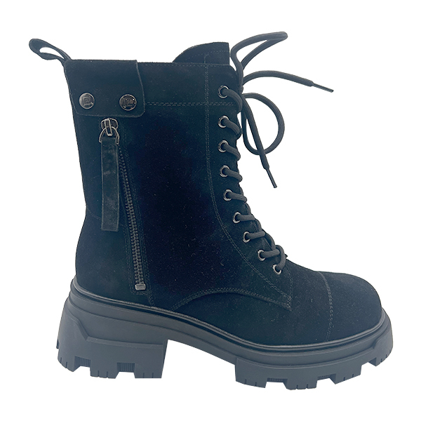 Martin boots women's shoes new mid length versatile short boots British style retro Chelsea chimney boots
