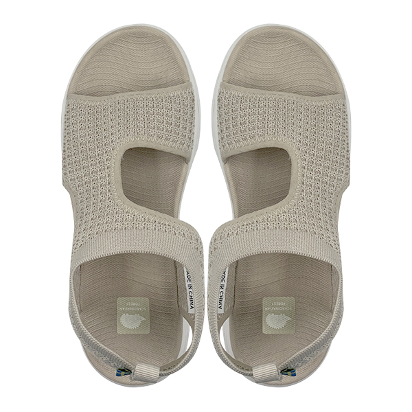 Sandals women's summer new soft sole fly woven thick sole sponge cake sports Roman beach shoes