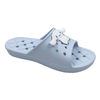 EVA integrated cartoon bathroom slippers with water leakage anti slip soft bottom and breathability