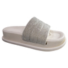 One word slippers for women's summer outdoor wear versatile sponge cake thick sole casual style lazy cool slippers