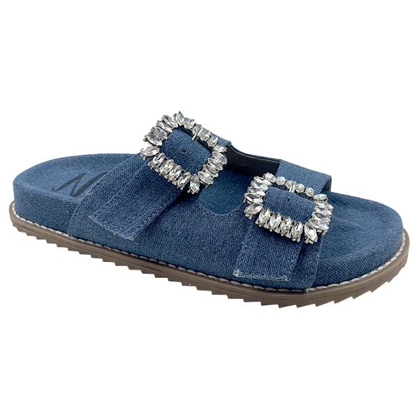 Thick soled wear-resistant soft leather Boken shoes casual one-piece slippers worn with belt buckles semi cool slippers