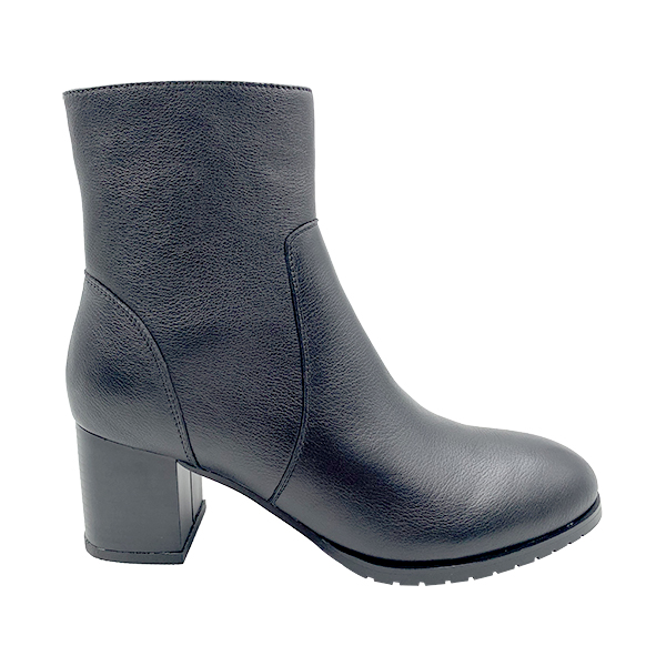 New leather black Martin boots women's pointed high heels versatile women's fashion minimalist boots