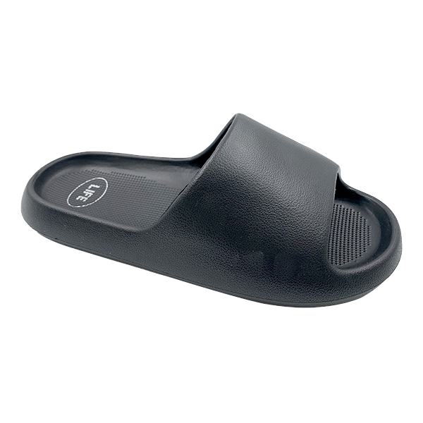 Black new EVA stepped poop feeling fashionable men's summer outerwear home anti odor straight drag