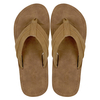 New brown men's beach pool flip flops anti slip swimming flip flops men's pool beach shoes