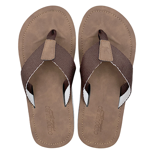 New EVA brown men's beach pool flip flops anti slip swimming flip flops men's pool beach shoes