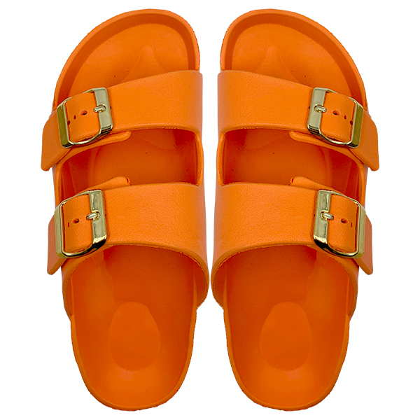 Summer EVA slippers women's two character anti-skid flat casual outdoor comfortable simple two character slippers
