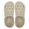 Khaki colored perforated shoes for women in summer thick soled and height increasing new versatile anti slip toe wrapped beach sandals