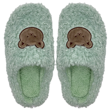 Cotton slippers for women's winter home use indoor thick soled postpartum silent anti slip waterproof home slippers