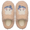Women's winter indoor home plush stepping on poop feeling anti slip and warm home soft bottom cotton slippers