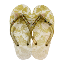 Hand Sewing Pineapple Flip Flops