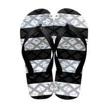 Grey & Black Men Printed Thongs