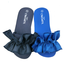 Ladies EVA Wedge Slipper with Flower Decoration